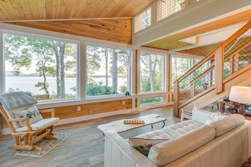 Oceanfront Frenchman Bay Home: Stunning View!