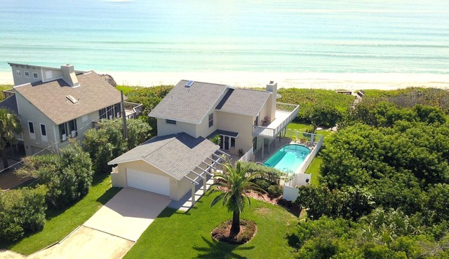 OCEANFRONT HOUSE & POOL ON SECLUDED BEACH AMAZING PANORAMIC VIEWS - NEAR DISNEY