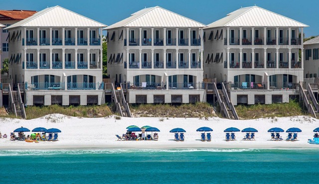 Oceania - Frangista Beach! Gulf Front! Two Pools! Perfect Location! Book Now!