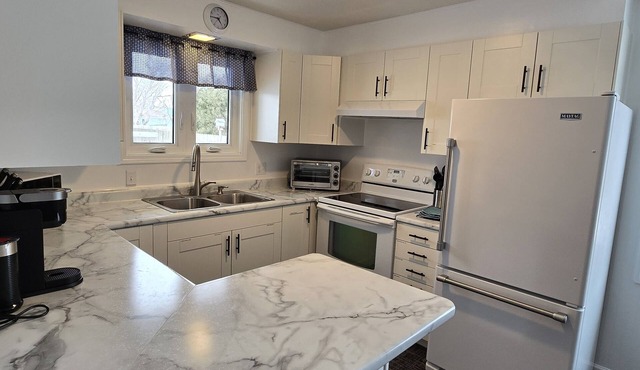Our cozy, 2 bedroom home offers a blend of comfort and charm!