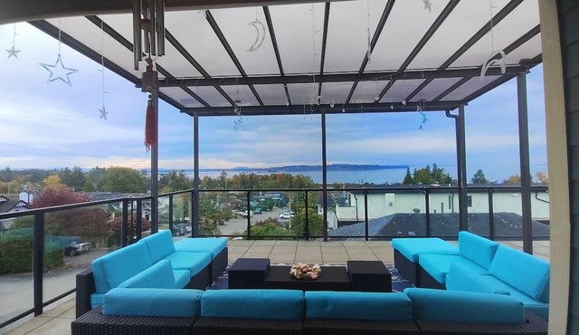 Panoramic unobstructed Oceanview Great patio Rose.hydrangea Garden Heaven Villa