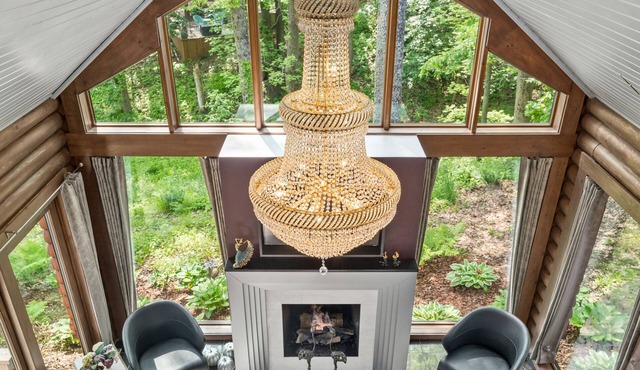 Paris Art Deco-Romanic-Opulent-Massage Chair-Sauna-Hot Tub-Kayaks-FireTable