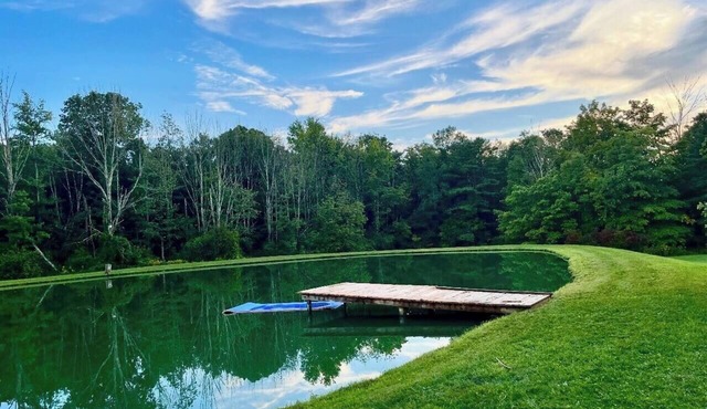 Peaceful and Blissful at Savona Cabin with a Pond