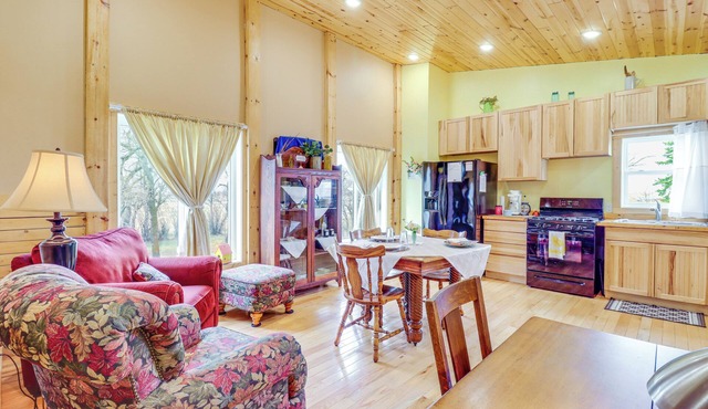 Peaceful Prairie Living! Rural Willow City Apt