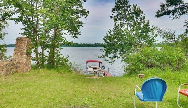 Pet-Friendly Lakeside Cabin w/ Dock & Fire Pit