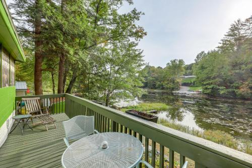 Piscataquog River Retreat w/Dock! Fish & Paddle