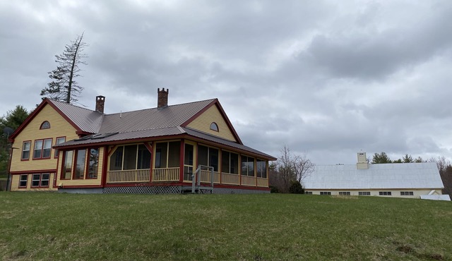 Post and Beam House with access to acres of land. Ample parking & new kitchen.
