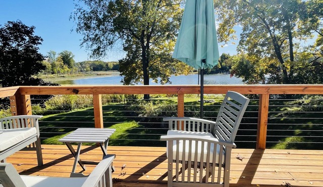 Private Lakefront Retreat with Hot Tub, Pet Friendly, Sleeps 10