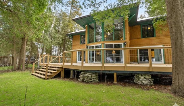 Private Waterfront with Beach-Cabin in Egg Harbor