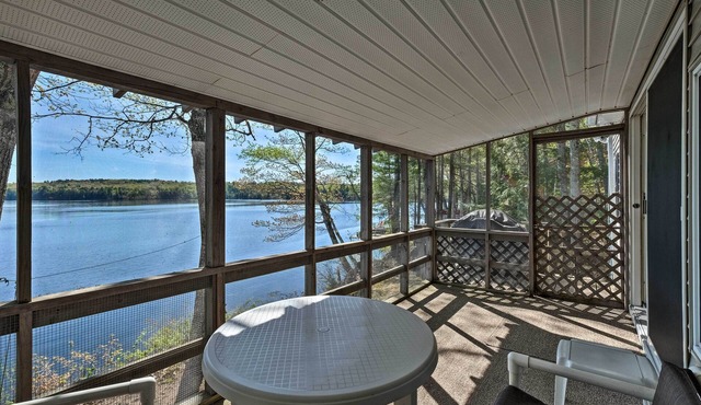 Quaint Cottage with Dock on Annabessacook Lake!