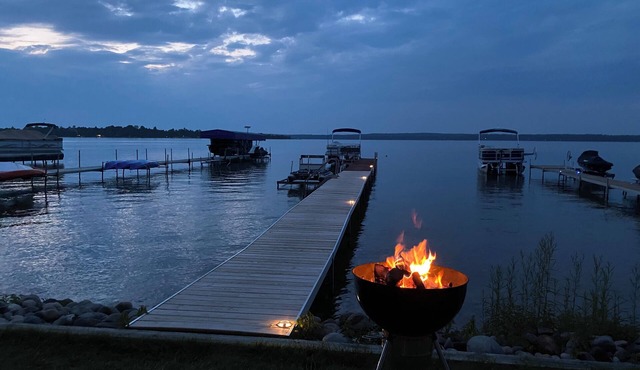 Renovated cottage with 55 ft of lake front