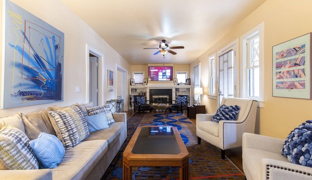 Renovated Historic Home, Walk to All! 4 bedrooms/baths, large deck and grill