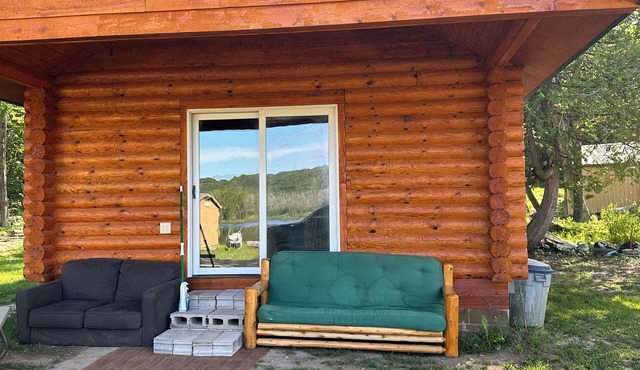 Resort in the works with AC in East Jordan. Pet friendly on Scott’s lake.