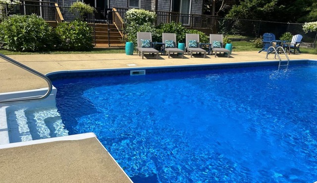 Retreat to Martha's Vineyard with a Private Pool & Outdoor Living in Oak Bluffs