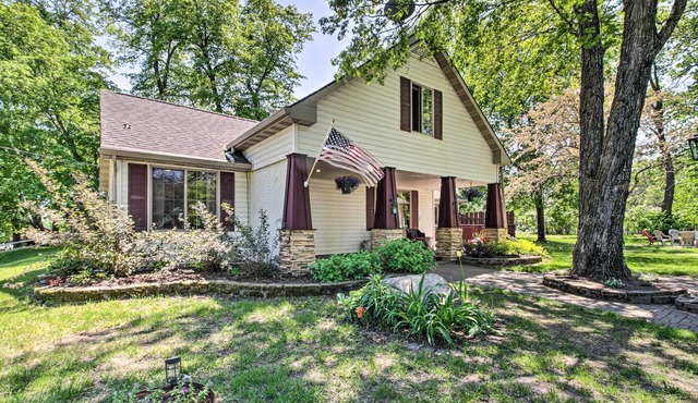 Retreat w/Lake Access & Private Boat Dock!