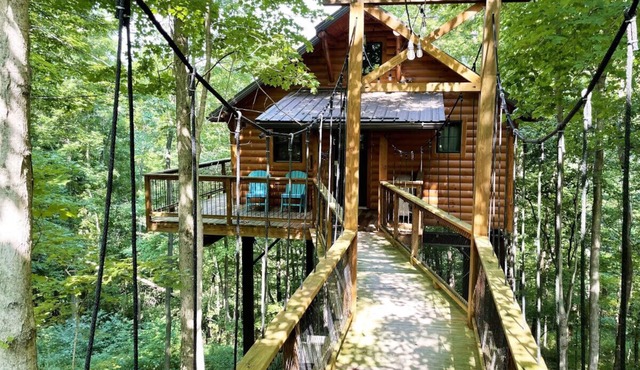 Romantic Treehouse Getaway with Breathtaking Views