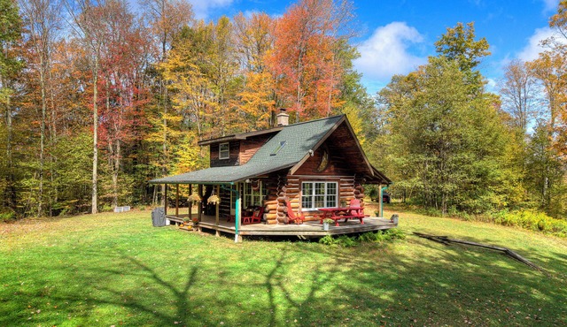 Rustic Log Cabin close to Cherry Springs - Stargazing, Hiking, Fishing, & more!