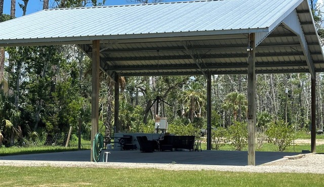 RV site- Covered Pavillion area for enjoyment regardless of the weather!