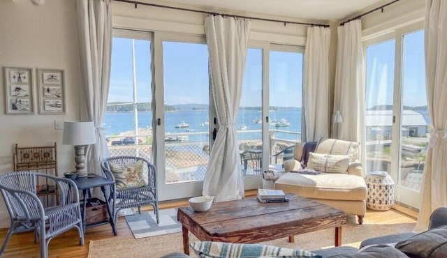Seabreeze on the Harbor - Stunning Island Retreat perched on Stonington Harbor