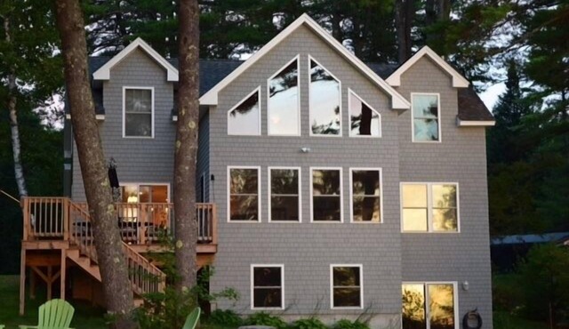 Sebago Lake Home with Sandy Beach