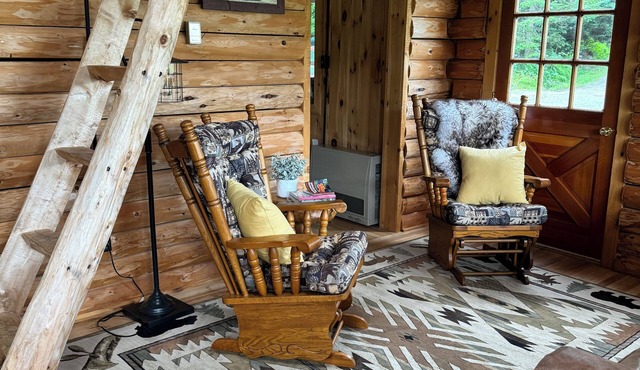 Secluded off grid retreat on a sustainable farm in the White Mountains.