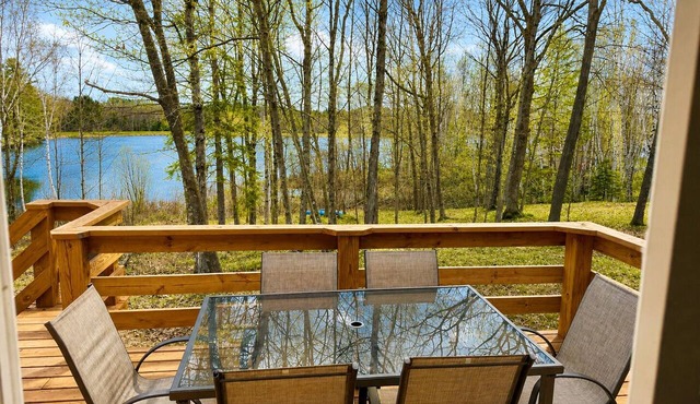 Serenity Now 4BR Lakefront Cabin + Trail Access - Sleeps 12