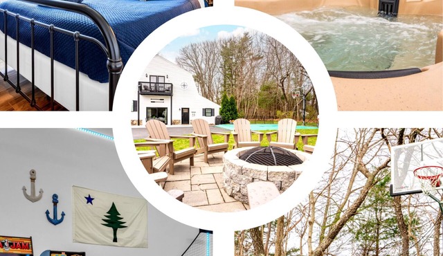 Shamrock by the Sea Hot Tub Arcade Basketball Court & Beach Fun