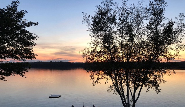 Spectacular Maine Cobbossee Lakefront with Hot Tub and Dog Friendly