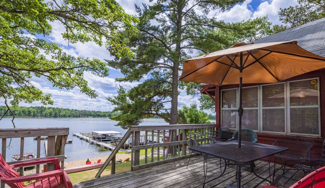 Steamboat Bay Resort Cabin 8 - Rustic with a touch of modern.