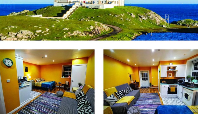 Studio in Strathy Point Lighthouse with sea view