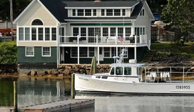 Stunning Renovated Waterfront Home with Private Deepwater Dock; Windows Galore!