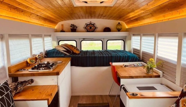 Stylish Skoolie Lake Cumberland