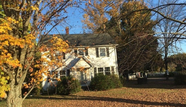 Sunny, vintage farmhouse in the center of quintessential New England farm town.
