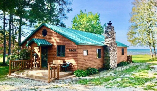 Sunset Beach Cottage on Lake Michigan with 240 feet of private beach!