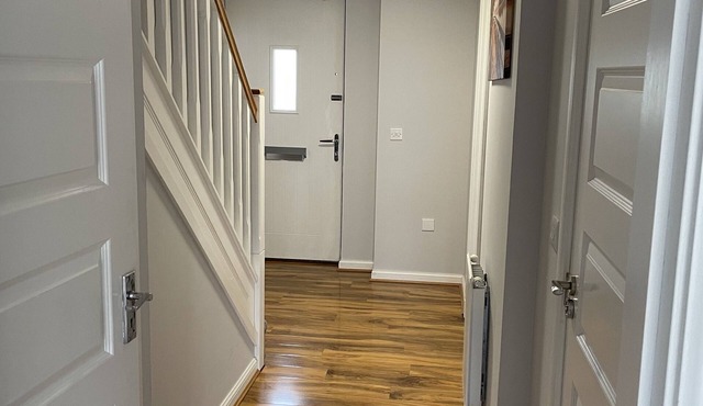 Terraced whole 3 bed house with allocated parking near the airport