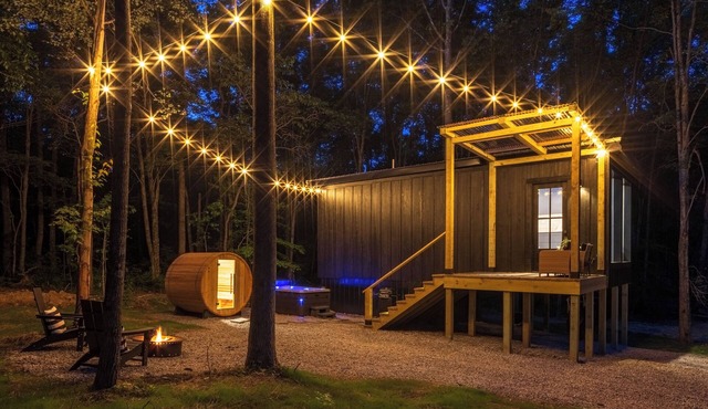 The Blackbird Tiny Home- Hot Tub, Sauna & PetFriendly