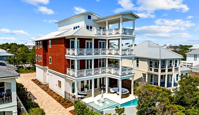 The Crown Jewel of 30A! Sleeps 20! New luxury resort home near Rosemary Beach!