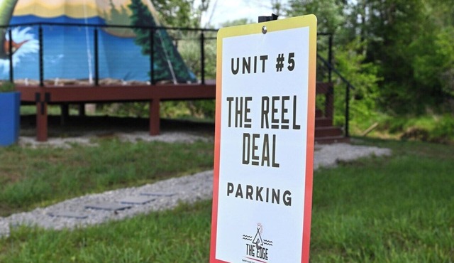 The Reel Deal Teepee at The Edge—Unique Riverfront Glamping in Salt Lick, KY