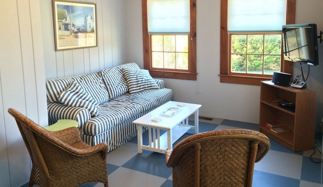 This cozy cottage in East Orleans offers a quiet spot for a restful vacation!