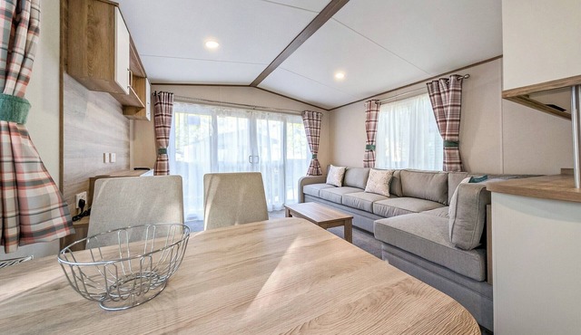 This spacious caravan that sleeps 6 offers everything you need to enjoy your stay at Lowther Park.