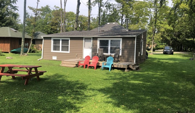 Three bedroom cabin on Lake Leelanau. Faces west with amazing sunsets.