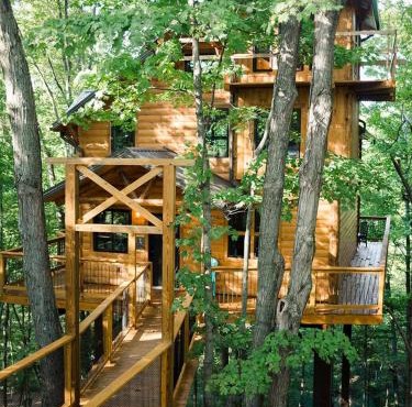 Treehouse #3 by Amish Country Lodging