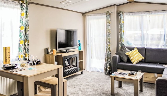 Two bedroom, spacious caravan.