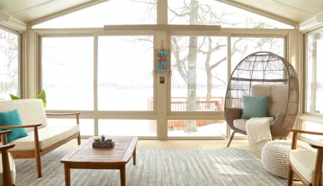 Unplug at this Secluded Lakefront Cabin - Sauna, Kayaks, Paddleboards & Firepit