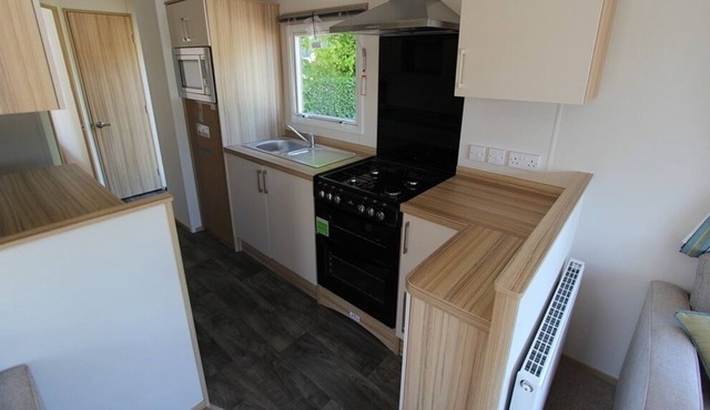 Very comfortable caravan situated on a very popular and well maintained park.