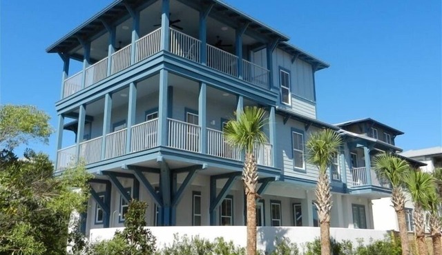 Vie De Mer 5+BR/5.5BA, Gulf View, Priv Pool, 3 King Masters, beach side of 30A