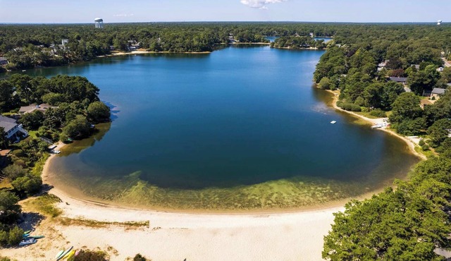 Walk to Private Beach on Buck's Pond!
