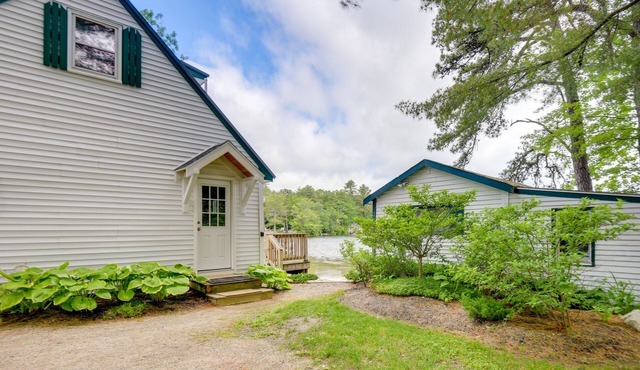 Waterfront Gray Home w/Furnished Deck & Fire Pit!
