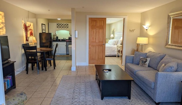 Waterfront ground floor condo Sheepscot Harbour Vacation Club 1 Bedroom Condo #205