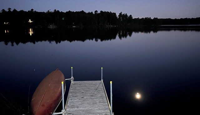 Waterfront home on Forest Lake in Gray, Maine. Perfect for 1 or 2 couples.